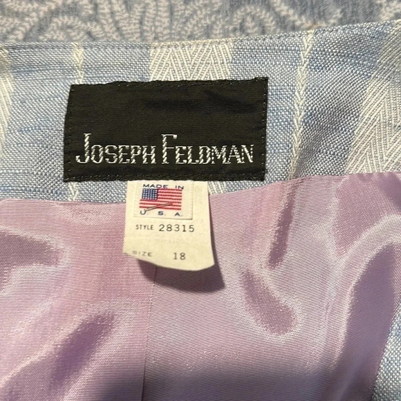 JOSEPH FELDMAN CAREER SUIT BLAZER JACKET Vintage - Picture 6 of 7